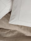 Cotton Box  Çift Kişilik Yatak Örtülü Pike Takımı Natura Vilo Bej