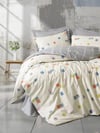 Cotton Box Çift Kişilik Nevresim Takımı Minimal Evo Gri