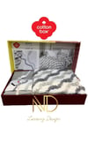 Cotton Box Çift Kişilik Pike Takımı Boony Eldon Gri