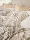 Cotton Box Ethnic Amara Karamel Çift Kişilik Nevresim Takımı