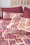 Cotton Box Ethnic Nevresim Takımı Tek Kişilik Estilo Bordo