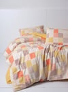 Cotton Box Flanel Nevresim Takımı Çift Kişilik Palm Hardal
