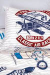 Cotton Box Genç Ranforce Nevresim Takımı Tek Kişilik Flying Gri