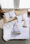 Cotton Box Maritime Tek Kişilik Nevresim Takımı Wind Bej