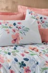 Cotton Box Modeline Ranforce Tek Kişilik Nevresim Takımı Bluebell Somon