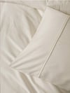 Cotton Box Silky Saten İpek King Size Nevresim Takımı Ekru