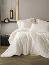 Cotton Box Silky Saten İpek King Size Nevresim Takımı Ekru