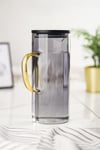 Dark Blue  Borosilikat Isıya Dayanıklı Cam Sürahi 1500 ML