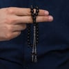 Gümüş Püsküllü 10 mm Rus Oltusu Tesbih