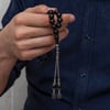 Gümüş Püsküllü 10 mm Rus Oltusu Tesbih