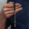 Gümüş Püsküllü 6x10 mm Rus Oltusu Tesbih