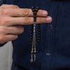 Gümüş Püsküllü 8 mm Rus Oltusu Tesbih