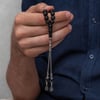 Gümüş Püsküllü 8 mm Rus Oltusu Tesbih