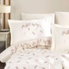 Hobby Çift Kişilik Poplin Premium Nakışlı Nevresim Lidia Krem