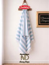 Hobby Stripe Mavi Plaj Havlusu 70x140
