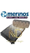 Merinos Echo Çift Kişilik Battaniye