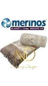 Merinos Holly Çift Kişilik Battaniye