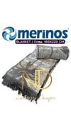 Merinos Miami Çift Kişilik Battaniye