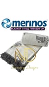 Merinos Monte Çift Kişilik Battaniye