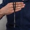 Metal Püsküllü 7.5 x 11 mm Rus Oltusu Tesbih