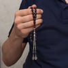 Metal Püsküllü Arpa Kesim Tesbih
