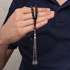 Metal Püsküllü Arpa Kesim Tesbih