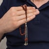 Metal Püsküllü Kuka Ağacı Tesbih