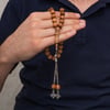 Metal Püsküllü Zeytin Ağacı Tesbih