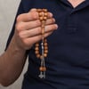 Metal Püsküllü Zeytin Ağacı Tesbih