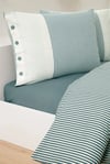 Özdilek Çift Kişilik Ranforce Nevresim Takımı Natural Line Mavi