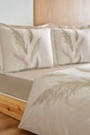 Özdilek Çift Kişilik Ranforce Nevresim Takımı Miscanthus Krem