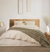 Şaheser Home Collection  Çift Kişilik Pikeli Dijital Baskılı Nevresim Takımı Marvin Haki