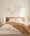 Şaheser Home Collection  Çift Kişilik Pikeli Dijital Baskılı Nevresim Takımı Marvin Hardal