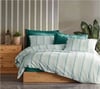 Şaheser Home Collection İplik Boyalı Nevresim Takımı Avva Turkuaz