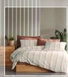 Şaheser Home Collection İplik Boyalı Nevresim Takımı Avva Kiremit
