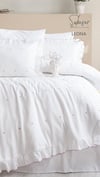 Şaheser Home Collection Jakarlı Nevresim Takımı Çift Kişilik Leona Lila