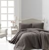 Şaheser Home Collection Jakarlı Yatak Örtüsü Seti Liv Kahve