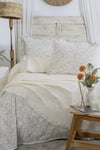 Şaheser Home Collection Müslin Yatak Örtüsü Çift Kişilik Pamela Krem