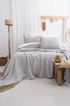 Şaheser Home Collection Yatak Örtüsü Çift Kişilik Janna A.Gri