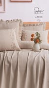 Şaheser Home Collection Yatak Örtüsü Çift Kişilik Cassie Bej