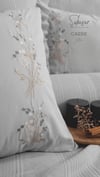 Şaheser Home Collection Yatak Örtüsü Çift Kişilik Cassie Gri