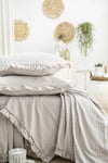 Şaheser Home Collection Yatak Örtüsü Çift Kişilik Marta Bej