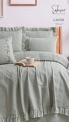Şaheser Home Collection Yatak Örtüsü Çift Kişilik Cassie Mint