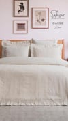 Şaheser Home Collection Yatak Örtüsü Çift Kişilik Cassie Krem