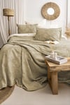 Şaheser Home Collection Yatak Örtüsü Çift Kişilik İtalo Haki