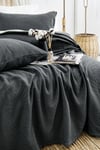 Şaheser Home Collection Yatak Örtüsü Çift Kişilik Silvia Antrasit