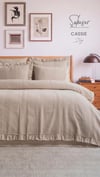 Şaheser Home Collection Yatak Örtüsü Çift Kişilik Cassie Bej