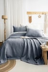 Şaheser Home Collection Yatak Örtüsü Çift Kişilik Julia Mavi