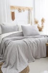 Şaheser Home Collection Yatak Örtüsü Çift Kişilik Janna A.Gri