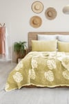 Şaheser Home Collection Yatak Örtüsü Seti Çift Kişilik Forest Sarı